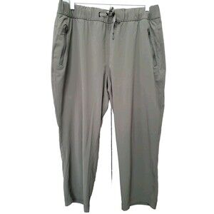 Eddie Bauer Green Track Pants with Comfort Fit
